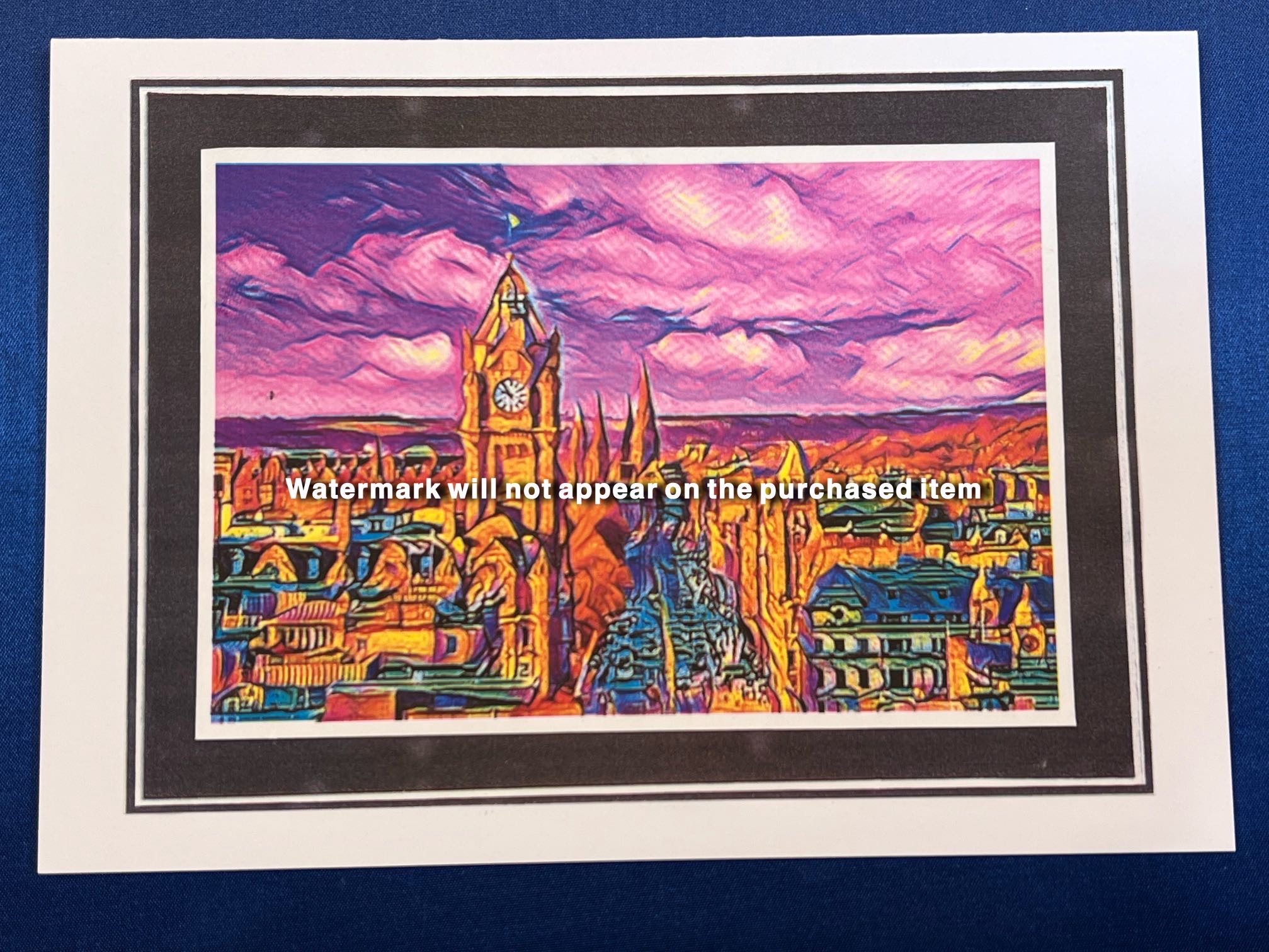 A5 Landscape Card - Edinburgh Princes Street